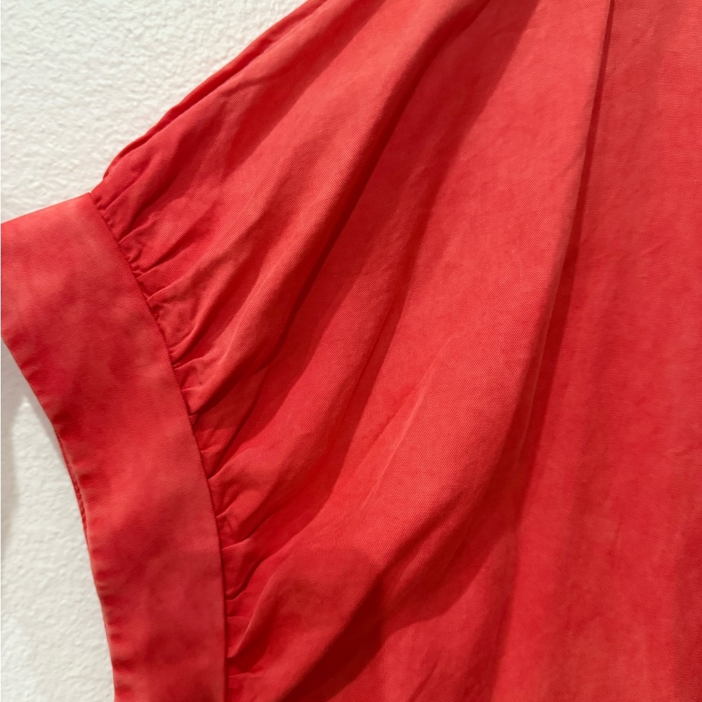 Red tunic blouse - Picture 3 of 5